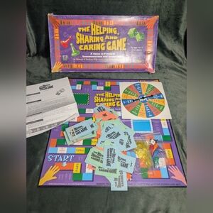 The Helping Sharing and caring game. Vintage Board Game